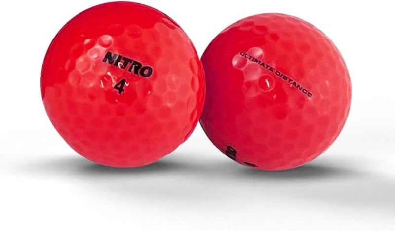 Nitro Ultimate Distance 15 Pack Red Golf Balls - Image 3